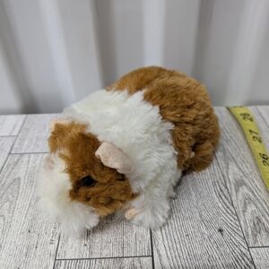 Ty Fluffball Brown and White Stuffed Guinea Pig